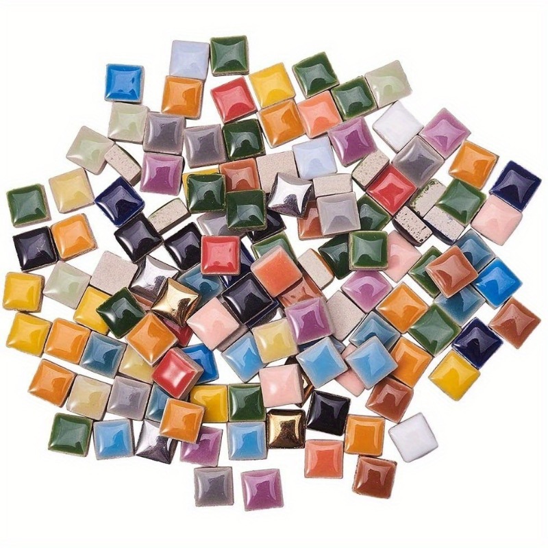 Ceramic Tile Blank - 100g 정사각형 세라믹 모자이크 타일 도자기