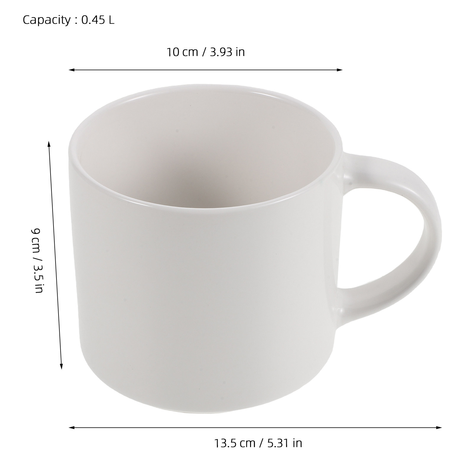 화이트 세라믹 커피 머그 15온스 손잡이가 있는 심플하 - Sublimation Mug White 리뷰 및 가격