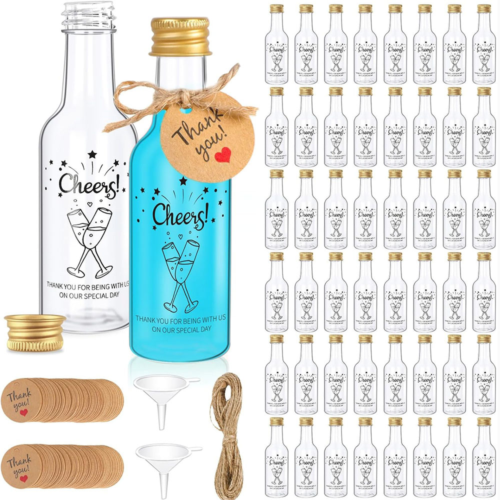 50팩 미니 주류병, 1.7oz/50ml 미니 와인병, - Water Bottle Blank 리뷰 및 가격