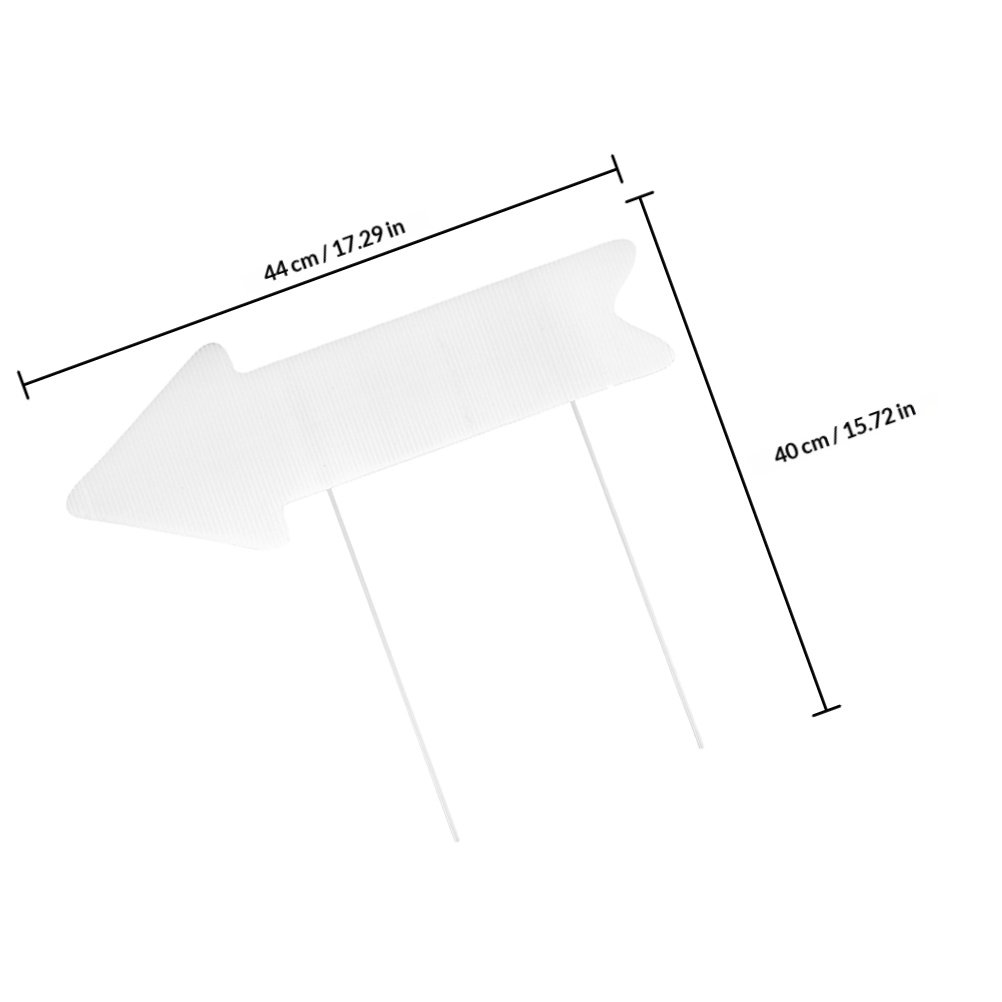2개입 빈 야드 사인 골판지 플라스틱 화살표 분리형 말 - Yard Sign Blank 리뷰 및 가격