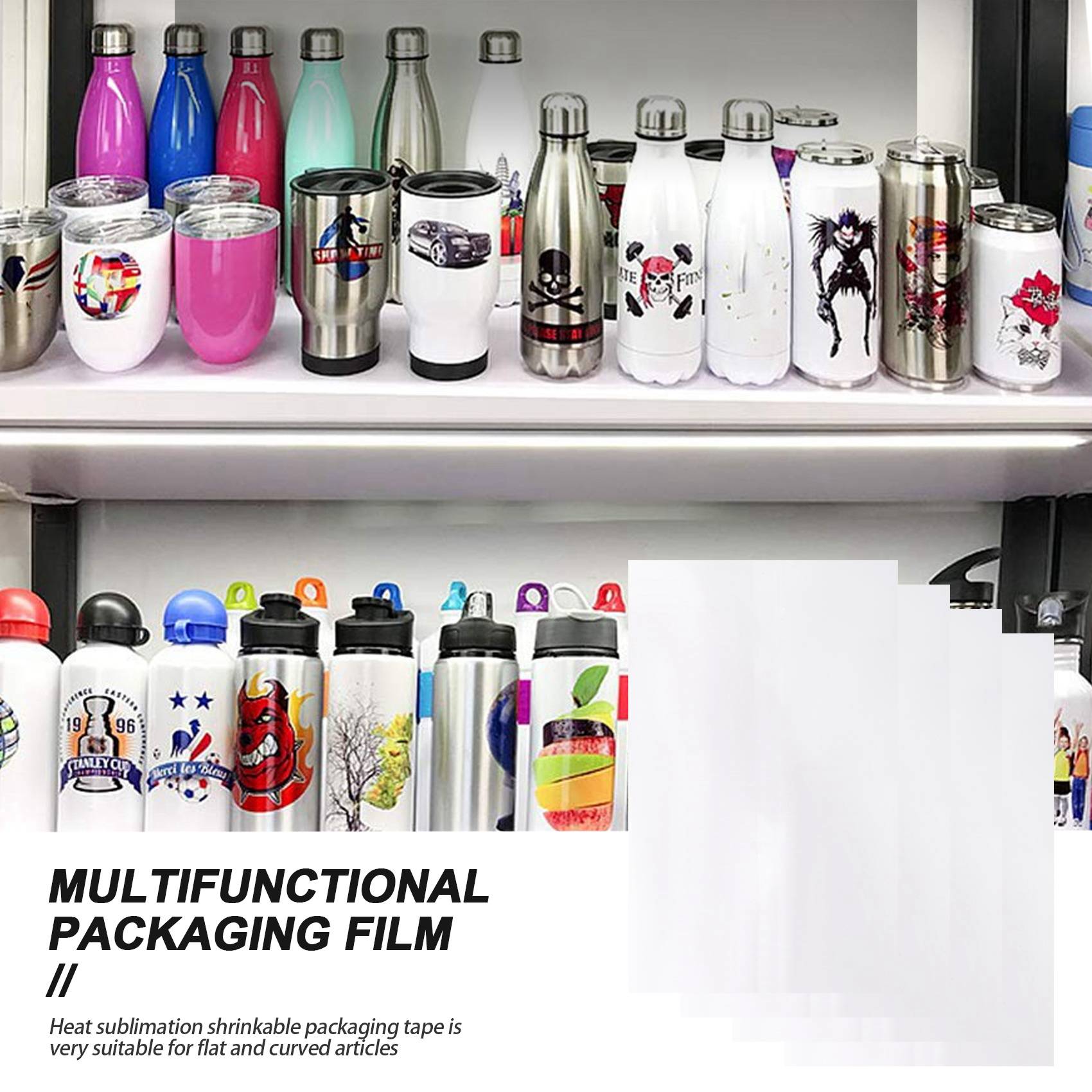 ABHI-30Pcs 승화 수축 필름, 3가지 크기 열전 - Sublimation Mug White 리뷰 및 가격